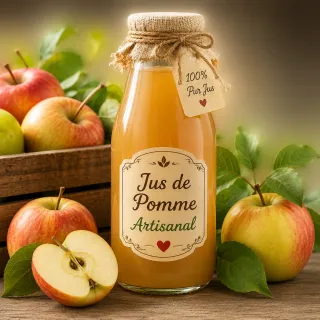 Jus de pomme artisanal