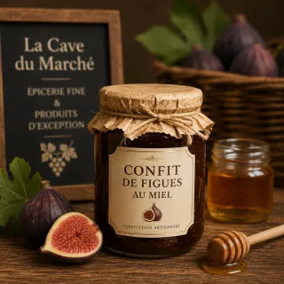 Confit de figues au miel