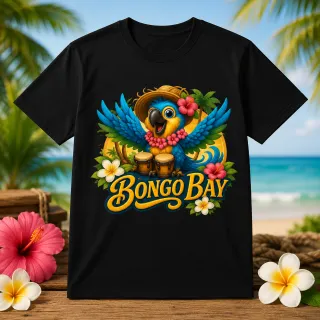 Tee shirt Bongo Bay  COCO noir