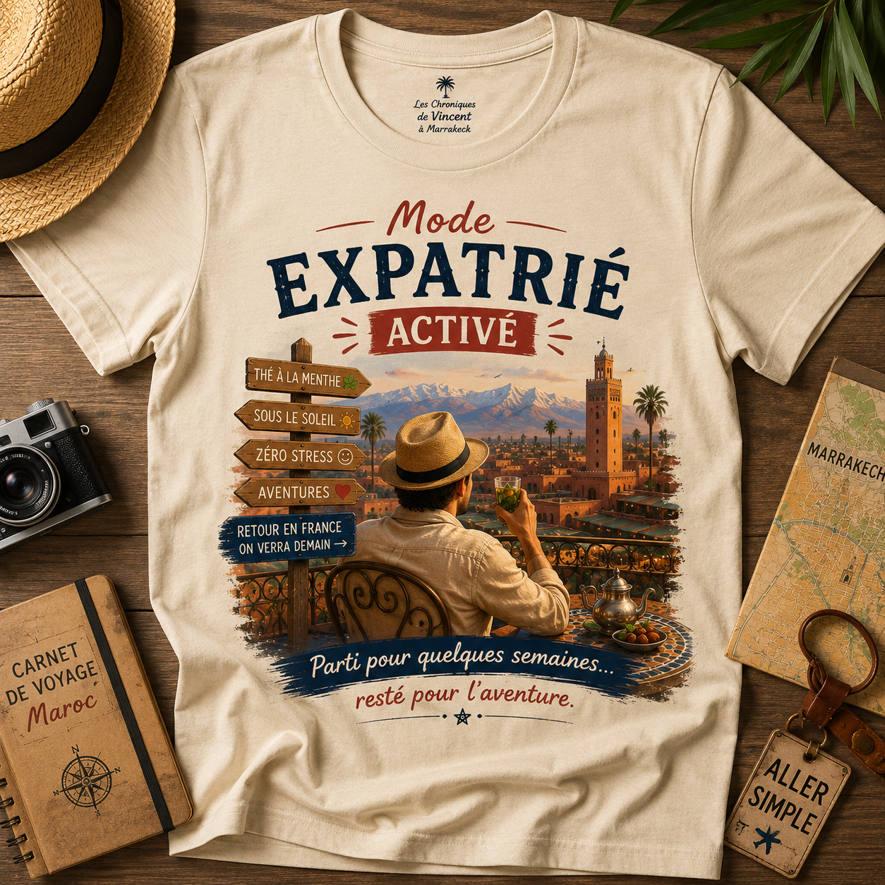 tee shirt mode expatrié activé
