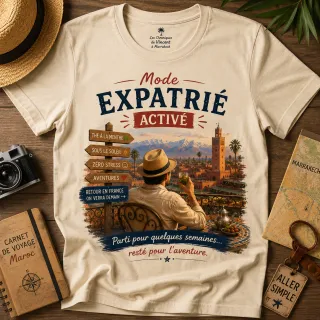 tee shirt mode expatrié activé