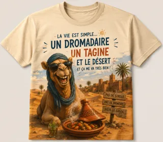 tee shirt La vie est simple