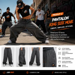 Pantalon king size Move