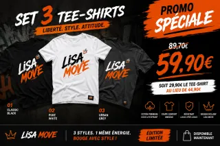 Set promo 3 tee shirts