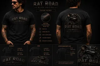 Tee shirt 15 cuivre noirci