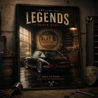 cadre Légends never rust