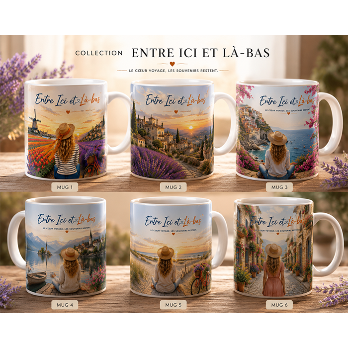 set de 6 mugs
