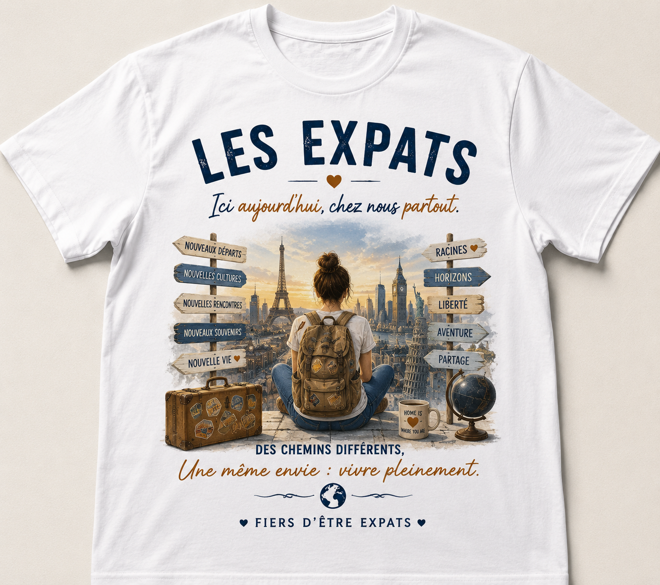 Tee shirt Expats 1